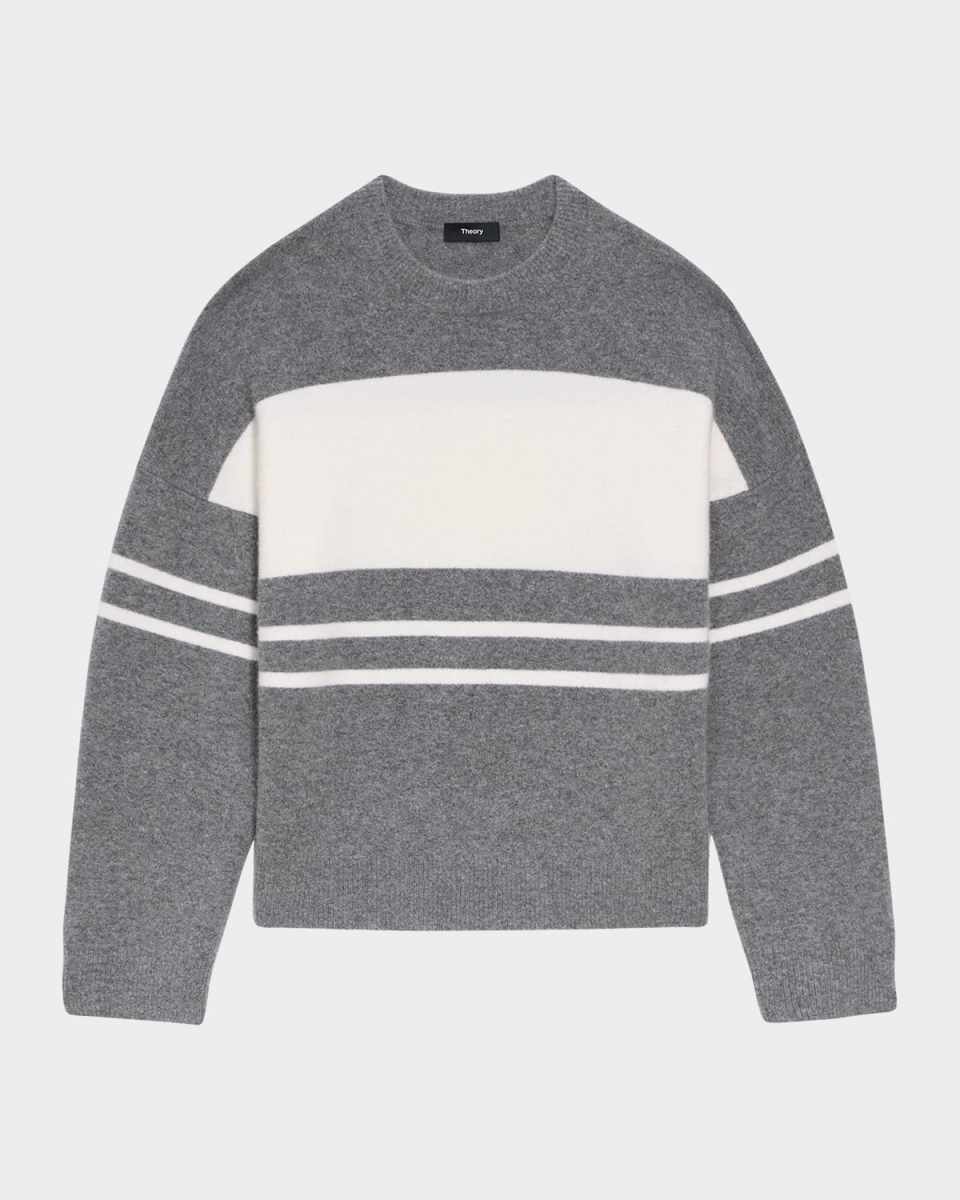 Colorblock Wool Sweat